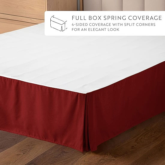 Casual Comfort Luxury Pleated 14" Hypoallergenic Wrinkle Resistant Bed Skirt