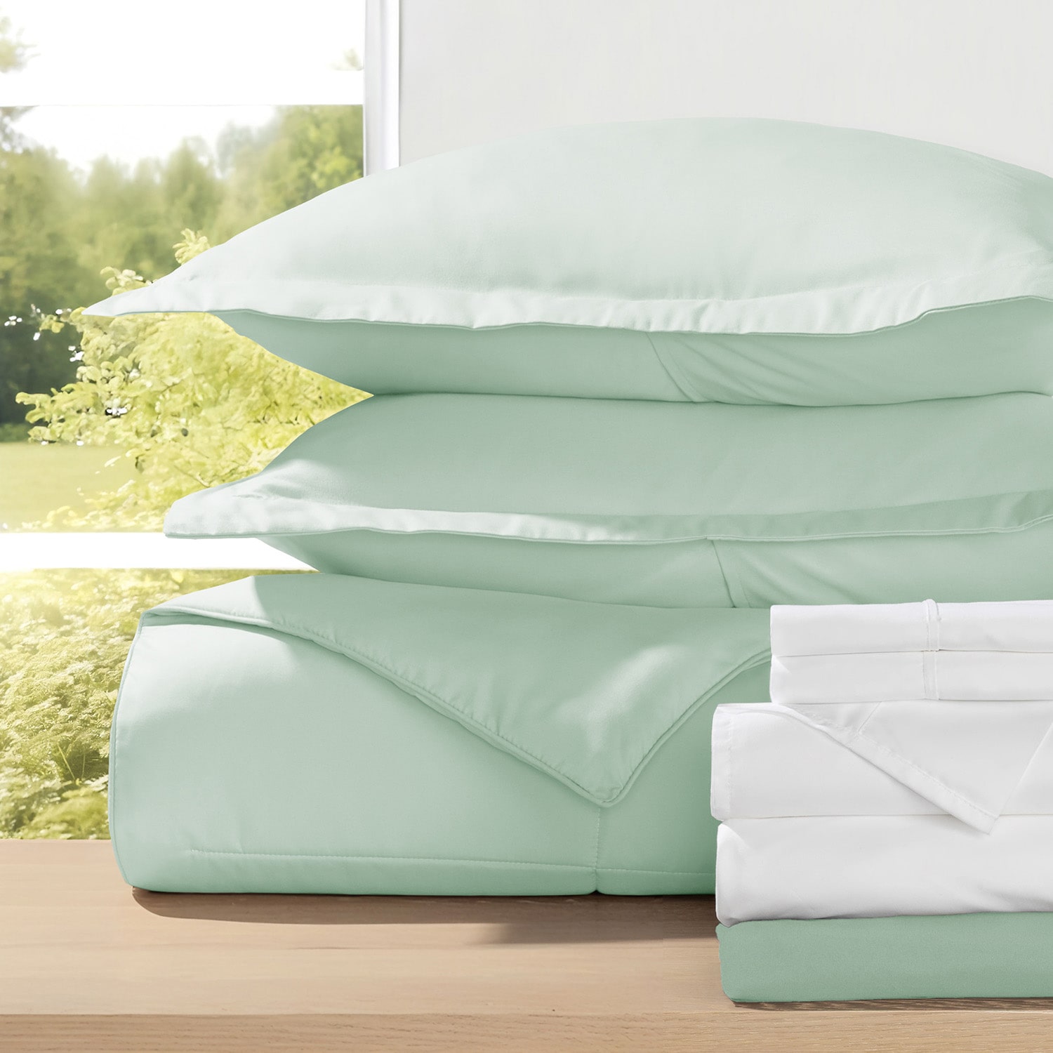 Casual Comfort Premium Ultra Soft Complete Bedding Set with Sheets