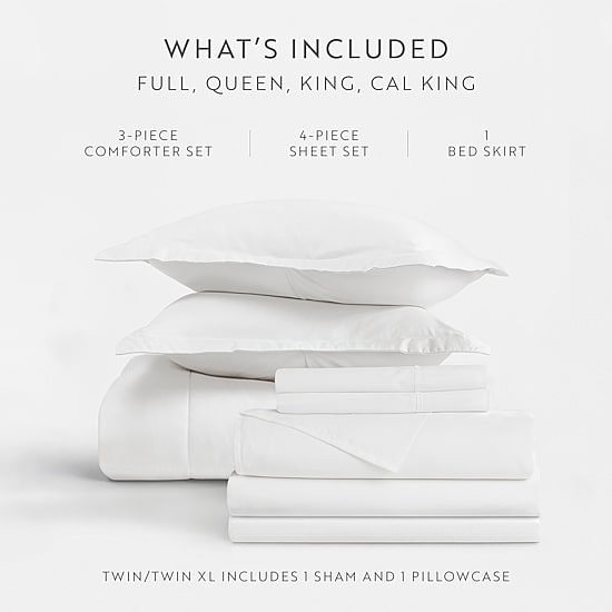 Casual Comfort Premium Ultra Soft Complete Bedding Set with Sheets