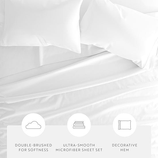Casual Comfort Premium Ultra Soft Complete Bedding Set with Sheets