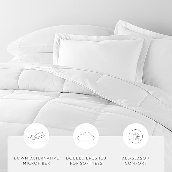 Casual Comfort Premium Ultra Soft Complete Bedding Set with Sheets