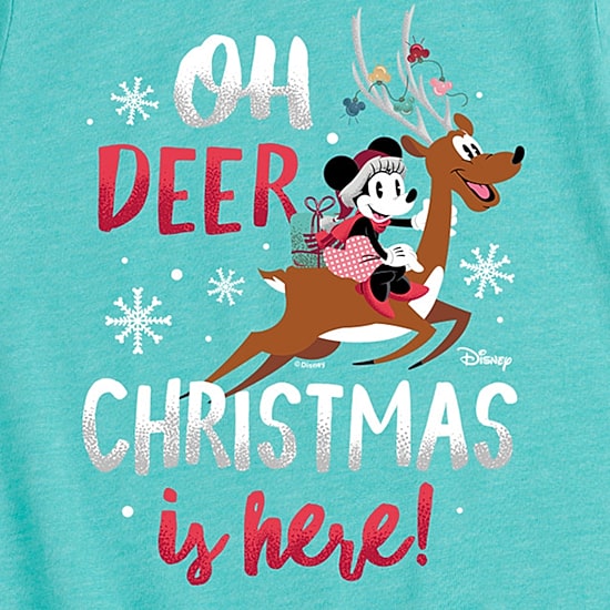 Disney Collection Girls Round Neck Short Sleeve Regular Fit Minnie Mouse Graphic T-Shirt
