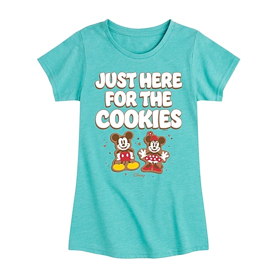 Disney Collection Girls Round Neck Short Sleeve Regular Fit Mickey and Friends Graphic T-Shirt
