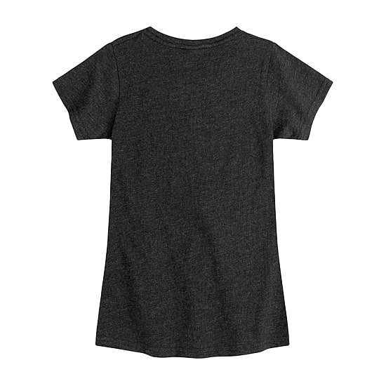 Disney Collection Girls Round Neck Short Sleeve Regular Fit Mickey and Friends Graphic T-Shirt