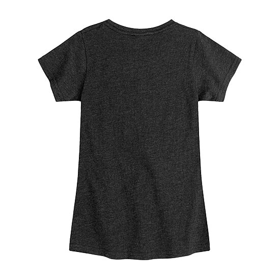 Disney Collection Girls Round Neck Short Sleeve Regular Fit Mickey and Friends Graphic T-Shirt