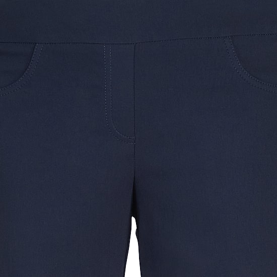 Hearts Of Palm Womens Petite Straight Mid Rise Capri Pant