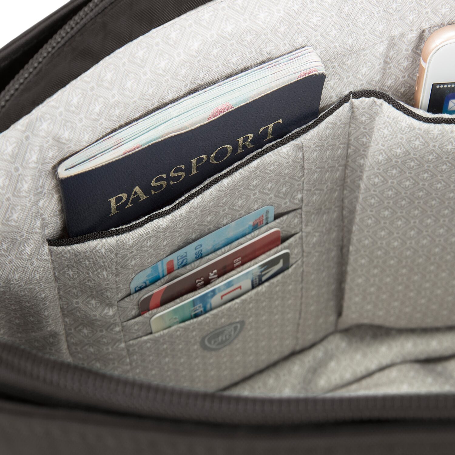 Travelon Essentials Anti-Theft Patch Pocket Crossbody