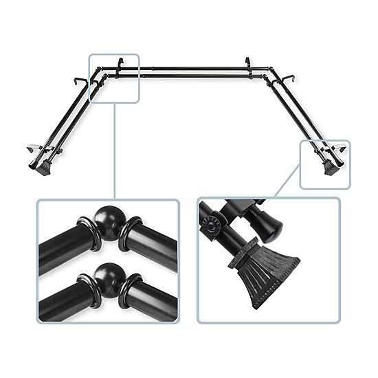 Rod Desyne Trumpet Bay Window Rod