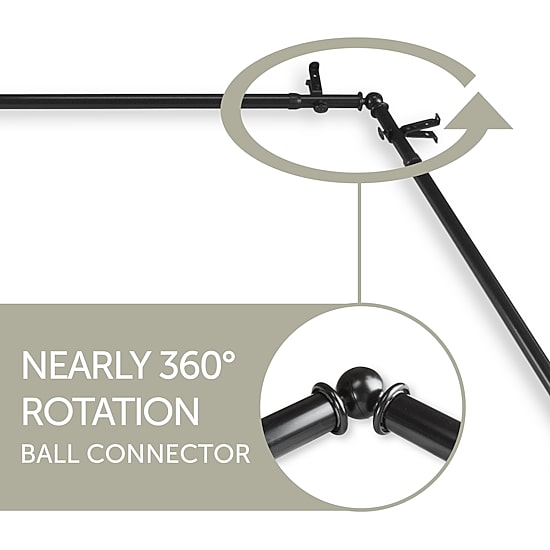Rod Desyne Trumpet Bay Window Rod