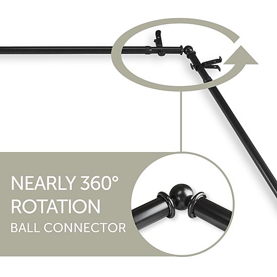 Rod Desyne Ornament Bay Window Rod