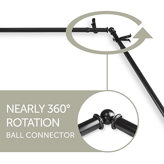 Rod Desyne Amelie 4-Sided Bay Window Rod