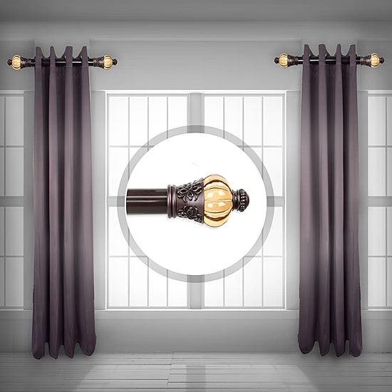 Rod Desyne (Set Of 2) Royal 1 1/2 IN Curtain Rod