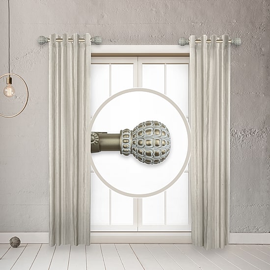 Rod Desyne (Set Of 2) Pode Side 1 IN Adjustable Curtain Rod