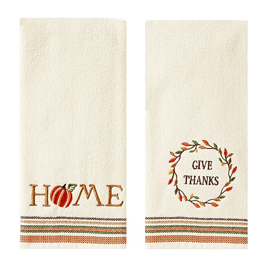 Saturday Knight Thank And Home 2-pc. Hand Towel