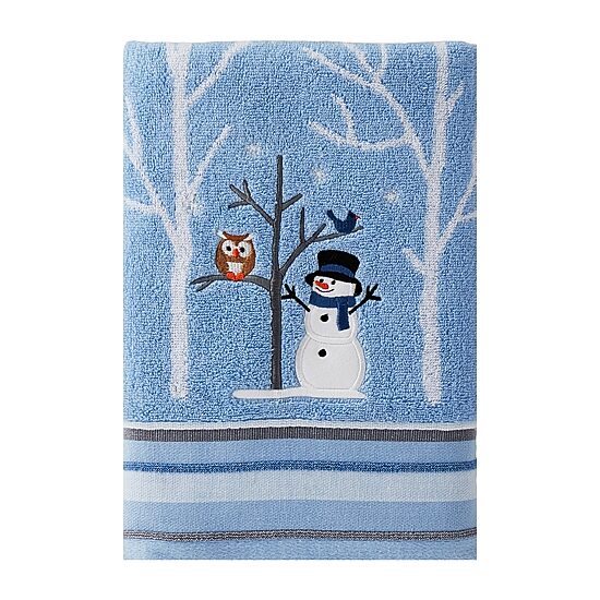 Saturday Knight Winter Friends Holiday Bath Towel