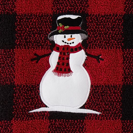 Saturday Knight Woodland Winter Holiday Bath Towel