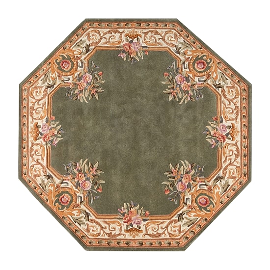 Momeni Open Fields Bordered Hand Tufted Indoor Rectangular Accent Rug