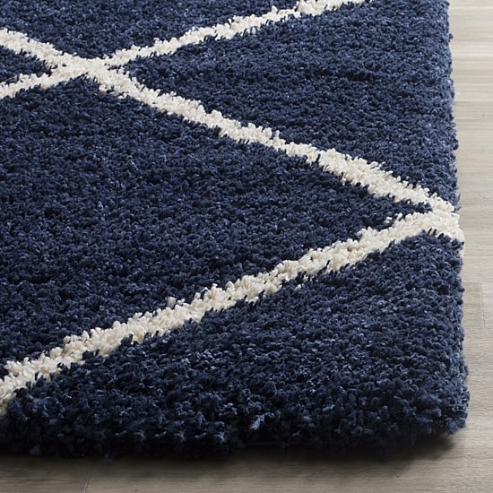 Safavieh Hudson Shag Collection Salome Geometric Runner Rug