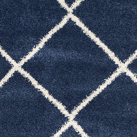 Safavieh Hudson Shag Collection Salome Geometric Runner Rug