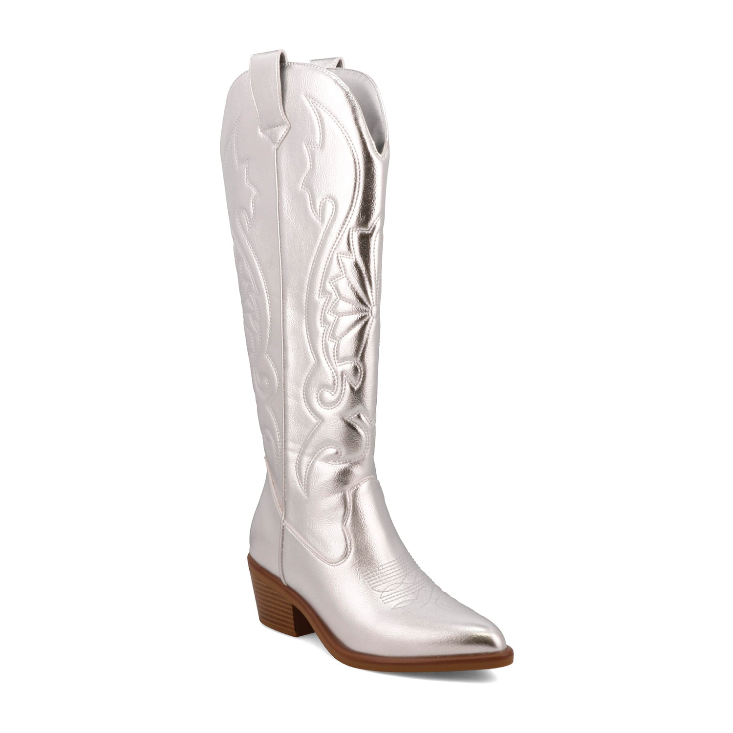 Mia Girl Womens Beth Stacked Heel Cowboy Boots