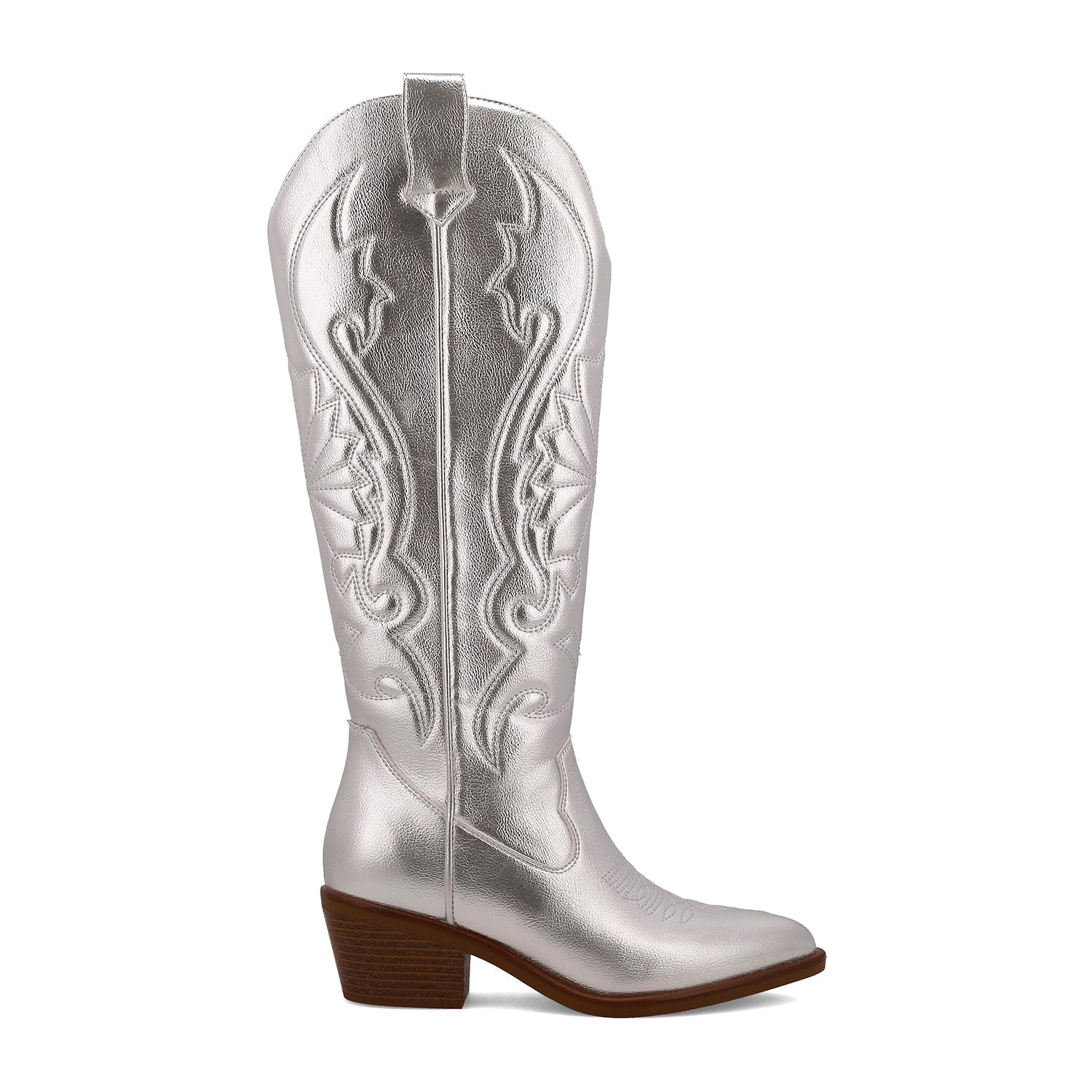 Mia Girl Womens Beth Stacked Heel Cowboy Boots