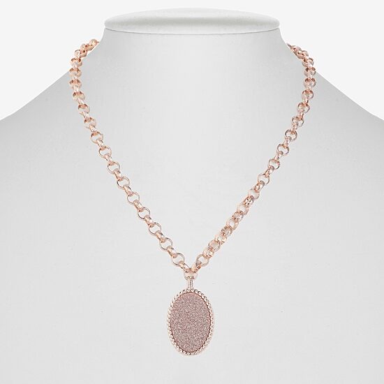 Monet Jewelry Womens Oval 18 Inch Pendant Necklace