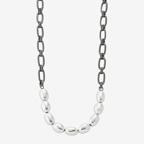 Liz Claiborne Two Tone Womens 17 Inch Collar Necklace
