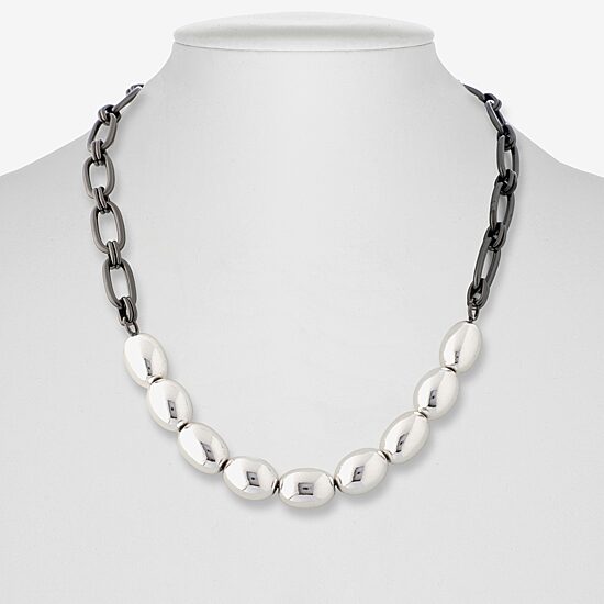 Liz Claiborne Two Tone Womens 17 Inch Collar Necklace