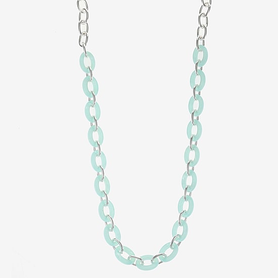 Liz Claiborne Womens 17 Inch Link Necklace