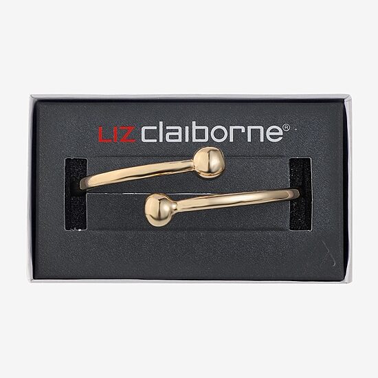 Liz Claiborne Gold Tone Womens Cuff Bracelet