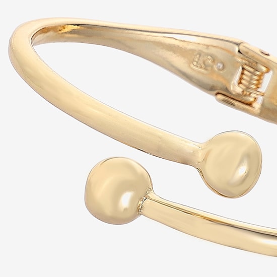 Liz Claiborne Gold Tone Womens Cuff Bracelet