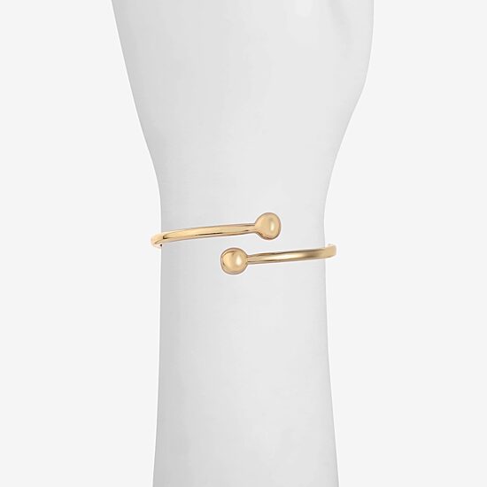 Liz Claiborne Gold Tone Womens Cuff Bracelet