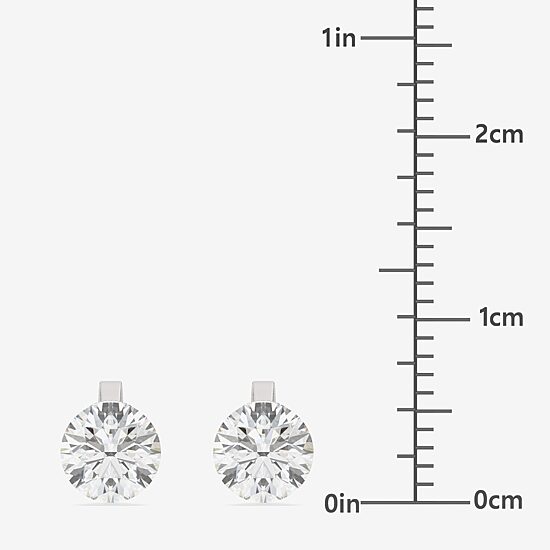 Floating Diamonds (F / Vs2) Womens 2 CT. T.W. Lab Grown White Diamond 14K Gold Round Jewelry Set