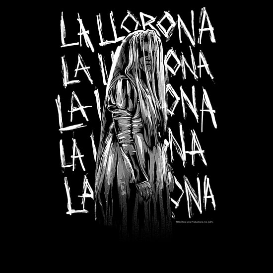 Mens Short Sleeve La Llorona Graphic T-Shirt