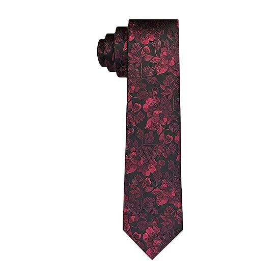 J. Ferrar Slim Floral Tie