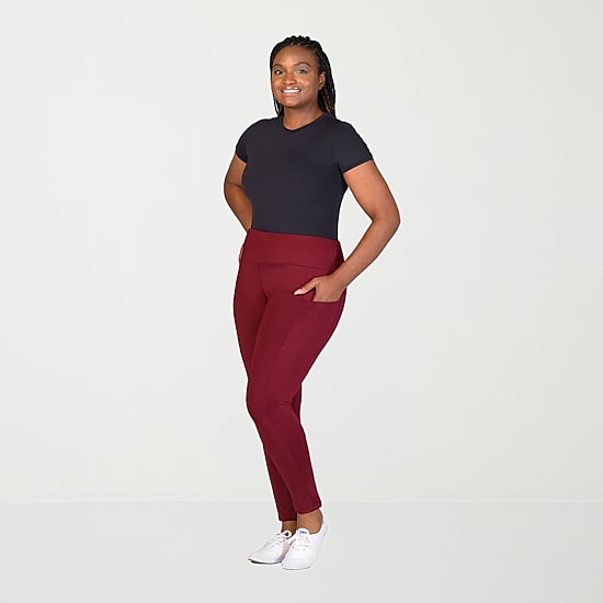24seven Comfort Apparel Womens Plus Yoga Pant