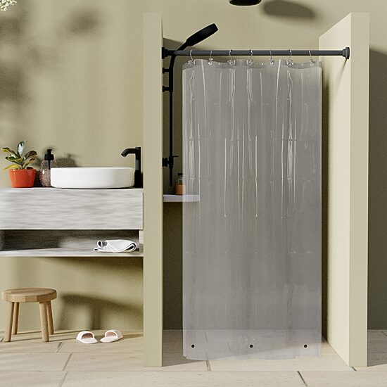 Awesome Home™ Premium Peva PEVA. Shower Curtain Liner