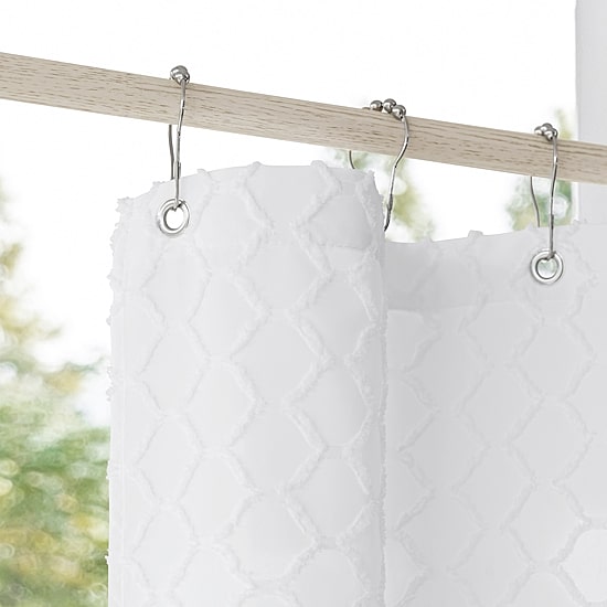 Awesome Home™ Waterproof  Poly  Snap In Liner Shower Curtain Set
