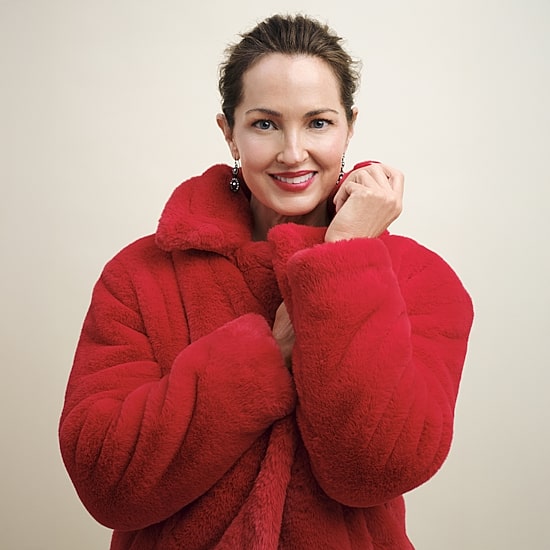 Liz Claiborne Womens Midweight Peacoat