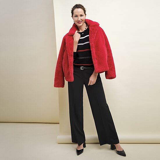 Liz Claiborne Womens Midweight Peacoat