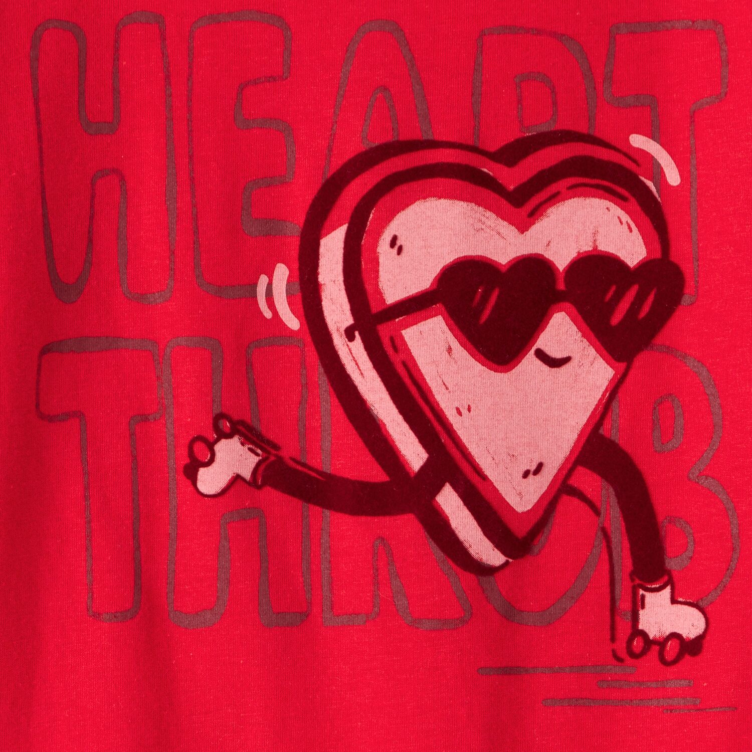 Carter's Valentines Day Little & Big Kid Boys Round Neck Long Sleeve Regular Fit Graphic T-Shirt