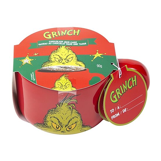 Dr. Seuss Grinch Mug Cake Set