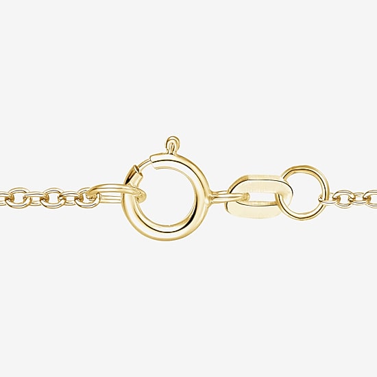 (I-J/I2-I3) Womens 1/10 CT. T.W. Natural Diamond and Gemstone 10K Gold Pear 18 Inch Pendant Necklace