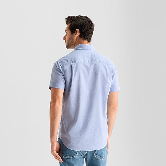 mutual weave Mens Short Sleeve Regular Fit Button-Down Shirt