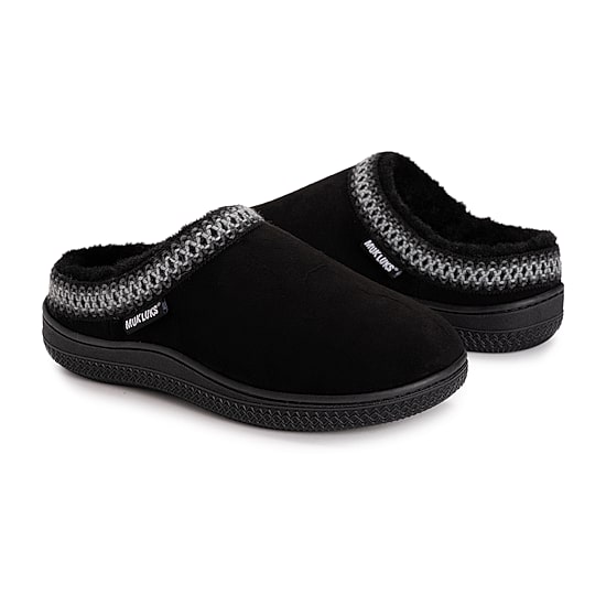 Muk Luks Jordi Slipper Womens Memory Foam Slip-On Slippers