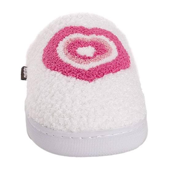Muk Luks Heart Slipper Womens Memory Foam Slip-On Slippers