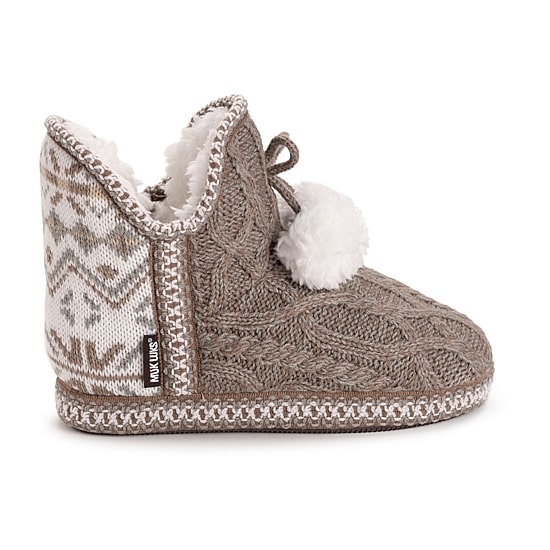 Muk Luks Amira Slipper Womens Memory Foam Slip-On Slippers