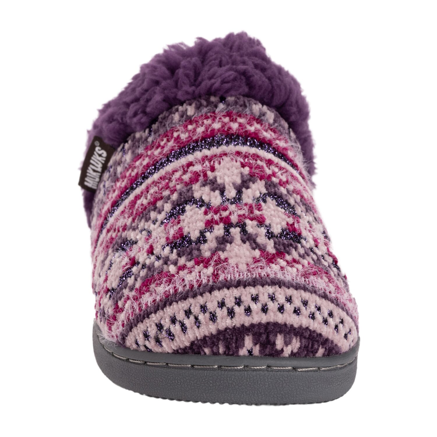 Muk Luks Suzanne Slipper Womens Memory Foam Slip-On Slippers