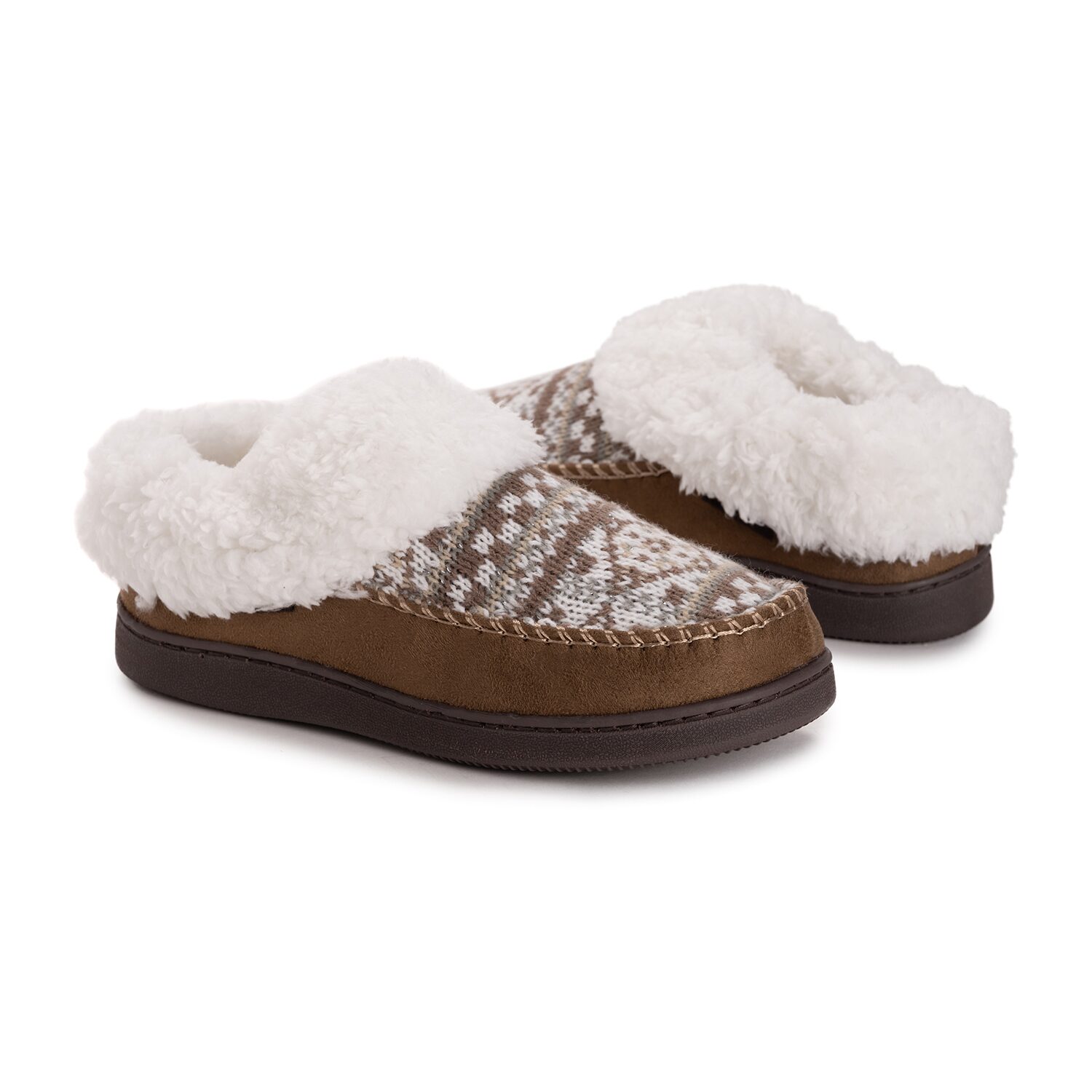 Muk Luks Minerva Slipper Womens Memory Foam Slip-On Slippers