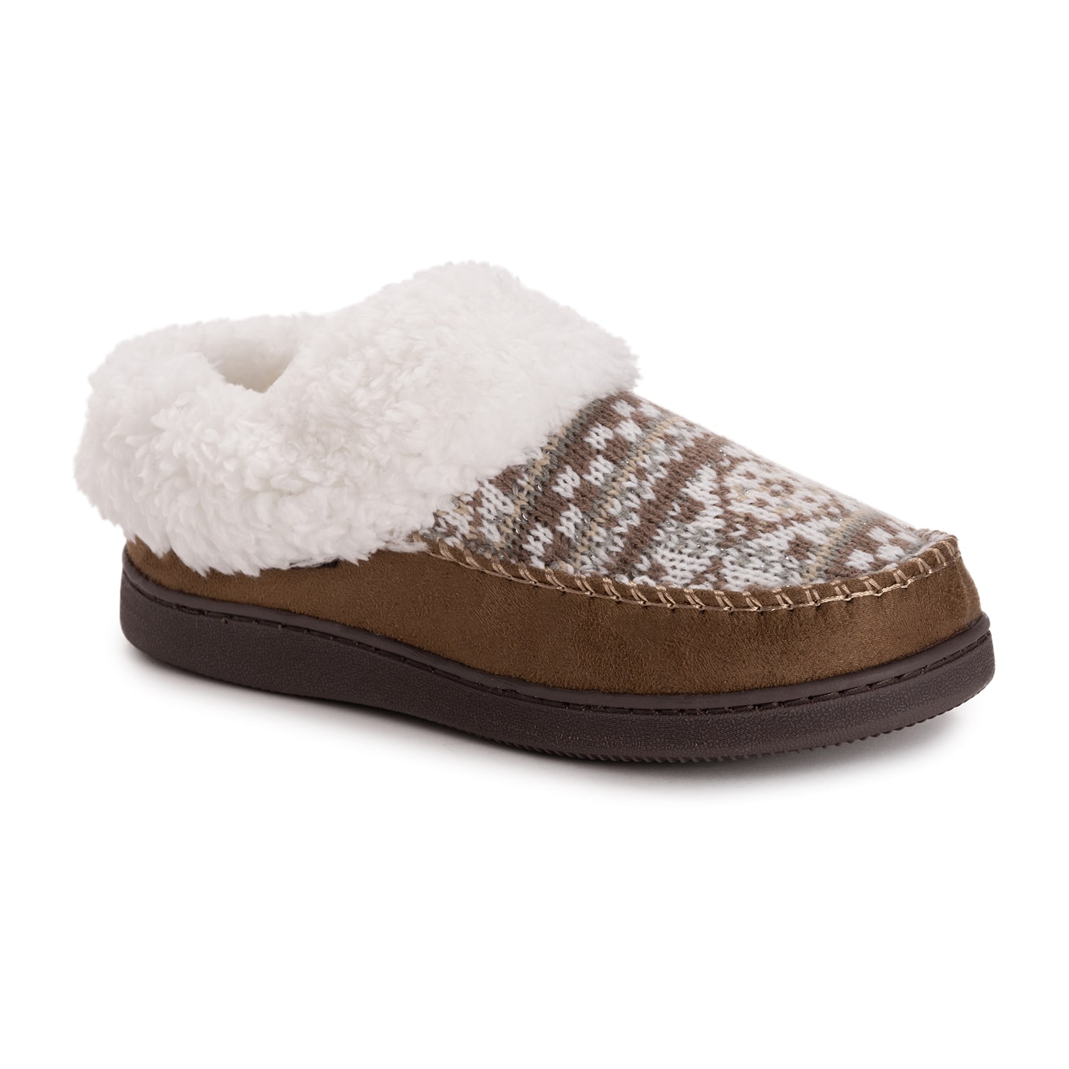 Muk Luks Minerva Slipper Womens Memory Foam Slip-On Slippers